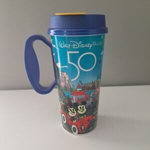 Walt Disney World 50th Anniversary Refillable Mug Resort Mug Mickey and Minnie